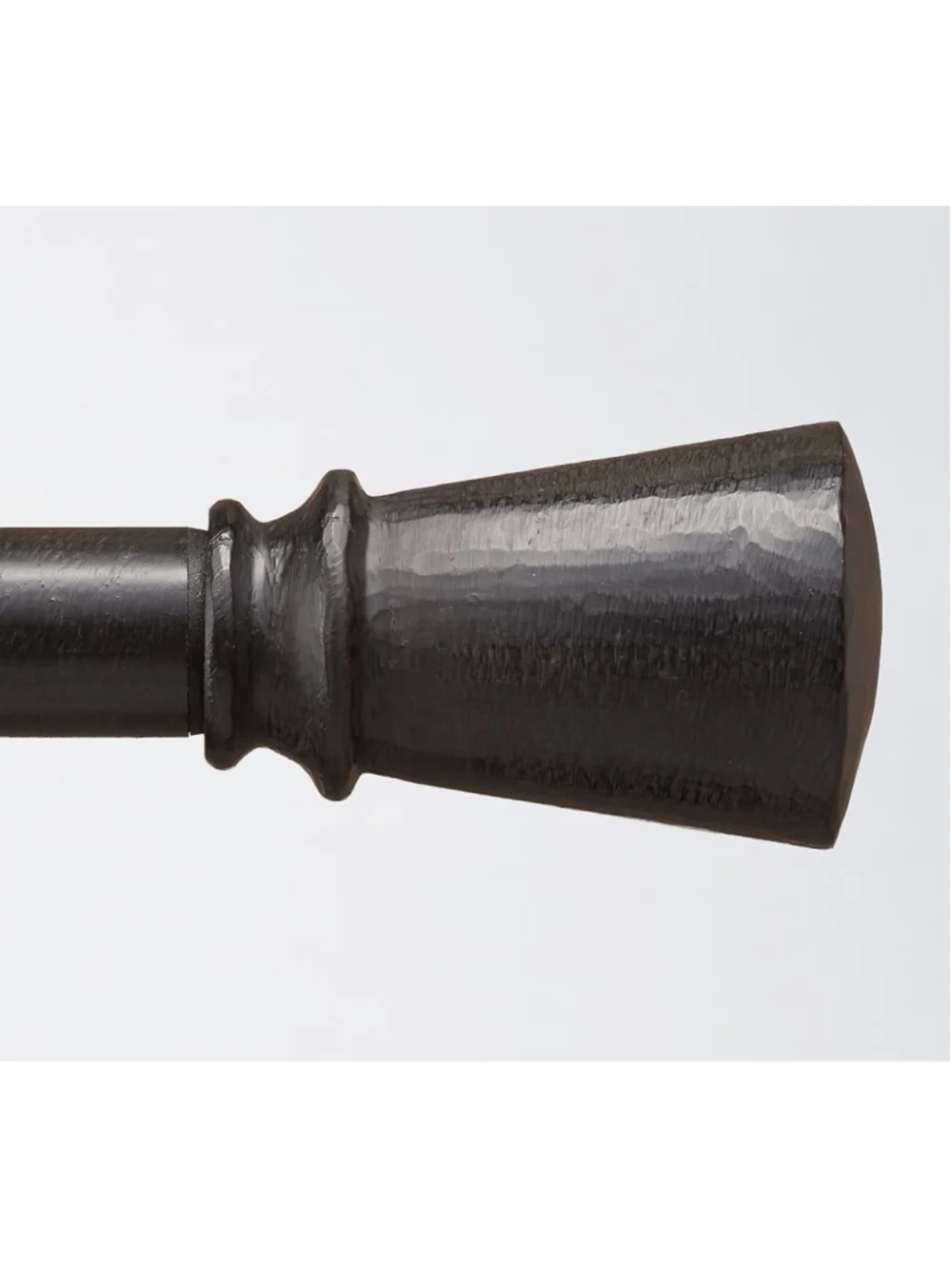 Pottery Barn Black Curtain Rod Finials and Furniture Legs Set 4